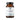 Vegetarian health supplement bottle with black cap and label