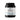 Pea protein powder jar with black lid and blue label.