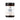 Creatine monohydrate powder supplement jar, black cap and white label