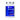 Supplement bottle with blue label and white cap