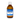 Omega-D3 liquid forte bottle, amber glass, white cap, blue front label panel